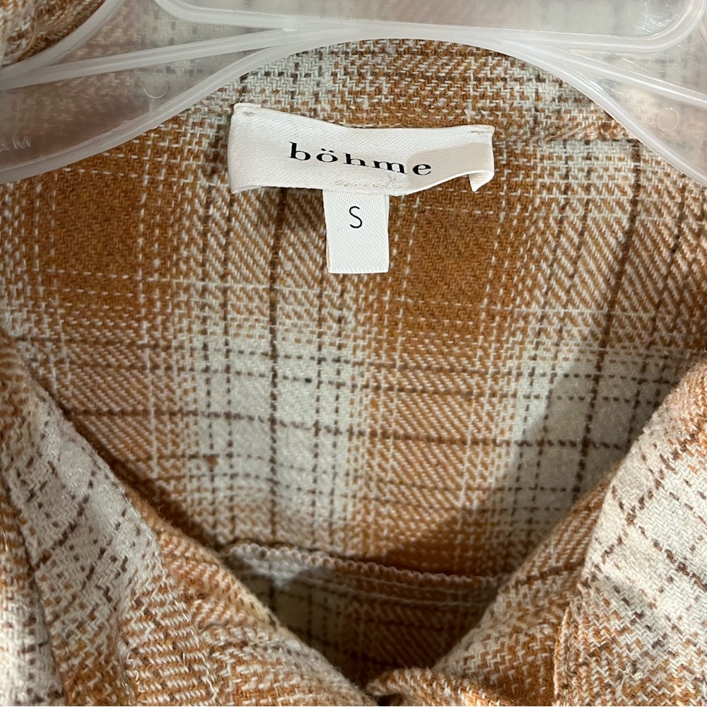 S Bohme plaid shacket